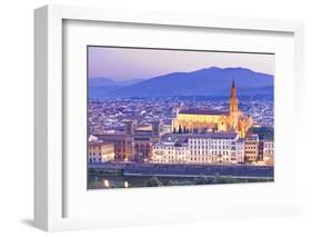 Italy, Italia. Tuscany, Toscana. Firenze District. Florence, Firenze. Basilica Di Santa Croce-Francesco Iacobelli-Framed Photographic Print