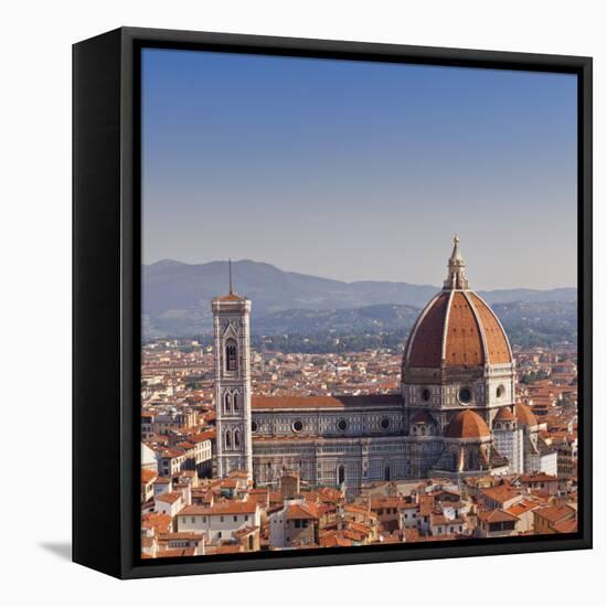 Italy, Italia. Tuscany, Toscana. Firenze District. Florence, Firenze. Duomo Santa Maria Del Fiore.-Francesco Iacobelli-Framed Stretched Canvas