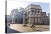 Italy, Italia. Tuscany, Toscana. Firenze District. Florence, Firenze. Piazza Duomo-Francesco Iacobelli-Stretched Canvas