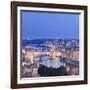 Italy, Italia. Tuscany, Toscana. Firenze District. Florence, Firenze. Ponte Vecchio and Arno River-Francesco Iacobelli-Framed Photographic Print