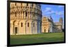 Italy, Italia. Tuscany, Toscana. Pisa district. Pisa. Piazza dei Miracoli. Baptistery, Cathedral an-Francesco Iacobelli-Framed Photographic Print