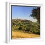 Italy, Italia. Tuscany, Toscana. Siena district, Val d'Elsa, San Gimignano.-Francesco Iacobelli-Framed Photographic Print