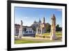 Italy, Italia. Veneto. Padova district. Padua, Padova. Prato della Valle and Santa Giustina Basilic-Francesco Iacobelli-Framed Photographic Print