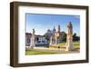 Italy, Italia. Veneto. Padova district. Padua, Padova. Prato della Valle and Santa Giustina Basilic-Francesco Iacobelli-Framed Photographic Print