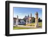 Italy, Italia. Veneto. Padova district. Padua, Padova. Prato della Valle and Santa Giustina Basilic-Francesco Iacobelli-Framed Photographic Print