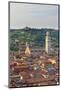 Italy, Italia Veneto, Verona District. Verona. Cathedral and View Towards Veronetta Quarter.-Francesco Iacobelli-Mounted Photographic Print