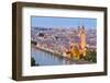 Italy, Italia Veneto, Verona District. Verona. View from Castel San Pietro-Francesco Iacobelli-Framed Photographic Print