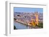 Italy, Italia Veneto, Verona District. Verona. View from Castel San Pietro-Francesco Iacobelli-Framed Photographic Print