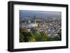 Italy, Italia. Veneto. Vicenza. The town from Monte Berico.-Francesco Iacobelli-Framed Photographic Print