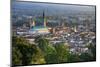 Italy, Italia. Veneto. Vicenza. The town from Monte Berico.-Francesco Iacobelli-Mounted Photographic Print