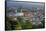 Italy, Italia. Veneto. Vicenza. The town from Monte Berico.-Francesco Iacobelli-Framed Stretched Canvas