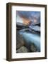 Italy, Italian Alps, Lombardy, Sunset in Stelvio National Park.-Andrea Pozzi-Framed Photographic Print