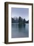 Italy, Julische Alps, Lake, Lago Del Predil, Predilsee, Island-Rainer Mirau-Framed Photographic Print