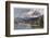 Italy: Lago Di Misurina in the Dolomites with Jagged Rocky Mountains in the Distance-Harrison Compton-Framed Photographic Print