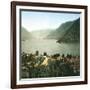 Italy, Lake Côme, the Second Basin-Leon, Levy et Fils-Framed Photographic Print