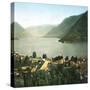 Italy, Lake Côme, the Second Basin-Leon, Levy et Fils-Stretched Canvas