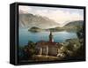 Italy, Lake Como, Capello St. Angelo and View of Bellagio, Early 1900s-null-Framed Stretched Canvas