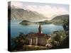 Italy, Lake Como, Capello St. Angelo and View of Bellagio, Early 1900s-null-Stretched Canvas