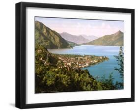 Italy, Lake Como, Menaggio, Early 1900s-null-Framed Photo