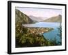 Italy, Lake Como, Menaggio, Early 1900s-null-Framed Photo