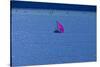 Italy, Lake Garda, Sailboat, Northern Italy, South Tirol, Lake, Waters, Boat, Sailing, Surfer-Chris Seba-Stretched Canvas