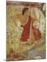 Italy, Latium Region, Tarquinia, Etruscan Necropolis, Tomb of the Leopards Depicting Lyre Player-null-Mounted Giclee Print