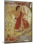 Italy, Latium Region, Tarquinia, Etruscan Necropolis, Tomb of the Leopards Depicting Lyre Player-null-Mounted Giclee Print