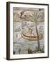 Italy, Lazio, Palestrina, Sanctuary at Praeneste, Depicting a Sailing Scene Along the Nile-null-Framed Giclee Print