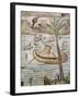 Italy, Lazio, Palestrina, Sanctuary at Praeneste, Depicting a Sailing Scene Along the Nile-null-Framed Giclee Print