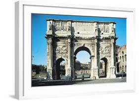 Italy, Lazio Region, Rome, Roman Forum, Arch of Constantine-null-Framed Giclee Print