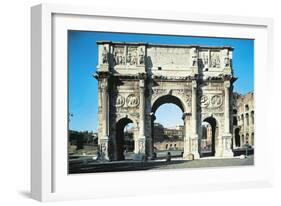 Italy, Lazio Region, Rome, Roman Forum, Arch of Constantine-null-Framed Giclee Print