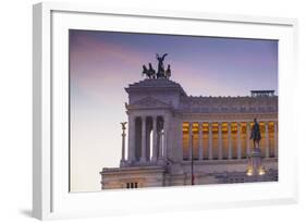 Italy, Lazio, Rome, Piazza Venezia, View Looking Towards Vittorio Emanuele Ii Monumen-Jane Sweeney-Framed Photographic Print