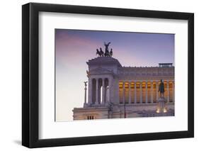 Italy, Lazio, Rome, Piazza Venezia, View Looking Towards Vittorio Emanuele Ii Monumen-Jane Sweeney-Framed Photographic Print
