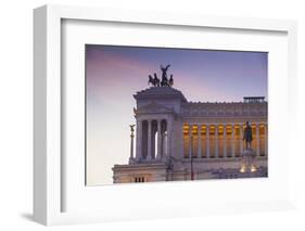 Italy, Lazio, Rome, Piazza Venezia, View Looking Towards Vittorio Emanuele Ii Monumen-Jane Sweeney-Framed Photographic Print