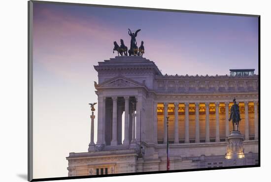 Italy, Lazio, Rome, Piazza Venezia, View Looking Towards Vittorio Emanuele Ii Monumen-Jane Sweeney-Mounted Photographic Print