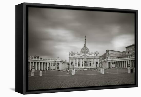 Italy, Lazio, Rome, St. Peters Square, St. Peter's Basilica-Jane Sweeney-Framed Stretched Canvas