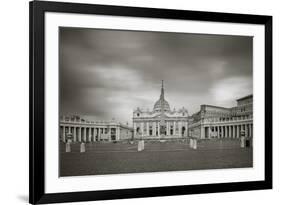 Italy, Lazio, Rome, St. Peters Square, St. Peter's Basilica-Jane Sweeney-Framed Photographic Print