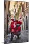 Italy, Lazio, Rome, Trastevere, Red Vespa-Jane Sweeney-Mounted Premium Photographic Print