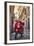 Italy, Lazio, Rome, Trastevere, Red Vespa-Jane Sweeney-Framed Photographic Print