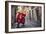 Italy, Lazio, Rome, Trastevere, Red Vespa-Jane Sweeney-Framed Photographic Print