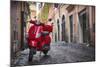 Italy, Lazio, Rome, Trastevere, Red Vespa-Jane Sweeney-Mounted Photographic Print