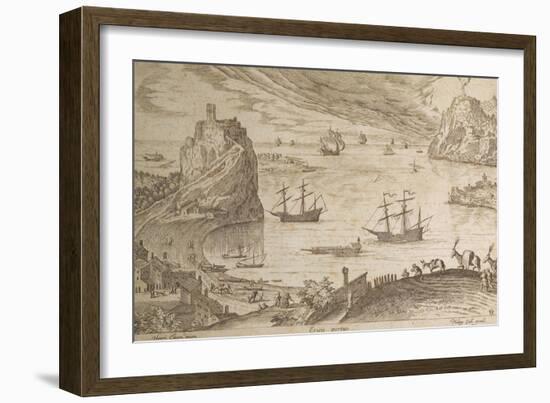 Italy, Lerici, View of the Port of Lerici-null-Framed Giclee Print