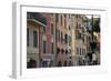 Italy, Liguria Province, Santa Margherita Ligure, pastel buildings-Alan Klehr-Framed Photographic Print