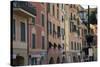 Italy, Liguria Province, Santa Margherita Ligure, pastel buildings-Alan Klehr-Stretched Canvas
