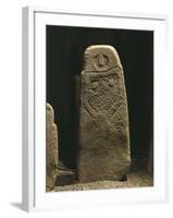 Italy, Liguria Region, Anthropomorphic Menhir Statue from Val Di Magra-null-Framed Giclee Print