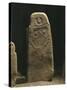 Italy, Liguria Region, Anthropomorphic Menhir Statue from Val Di Magra-null-Stretched Canvas