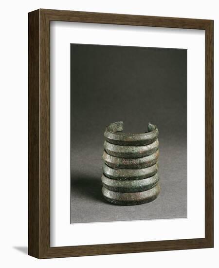 Italy, Liguria Region, Armlet Decorated with Geometric Patterns from Buco Del Diavolo-null-Framed Giclee Print