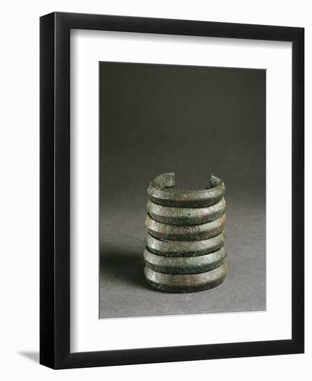 Italy, Liguria Region, Armlet Decorated with Geometric Patterns from Buco Del Diavolo-null-Framed Giclee Print