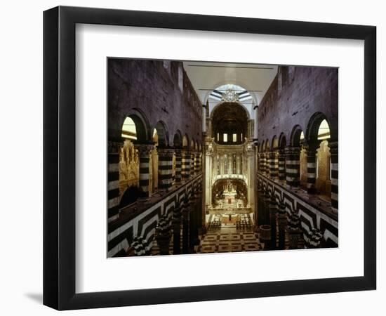 Italy, Liguria Region, Genoa, Cathedral of Saint Lawrence-null-Framed Giclee Print