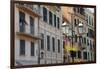 Italy, Liguria, Santa Margherita Ligure. Pastel buildings-Alan Klehr-Framed Photographic Print